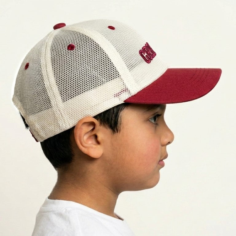 Original Burgundy Varsity Mesh Cap