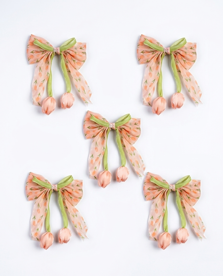 Sweet Tulip Blossom Hair Elastic