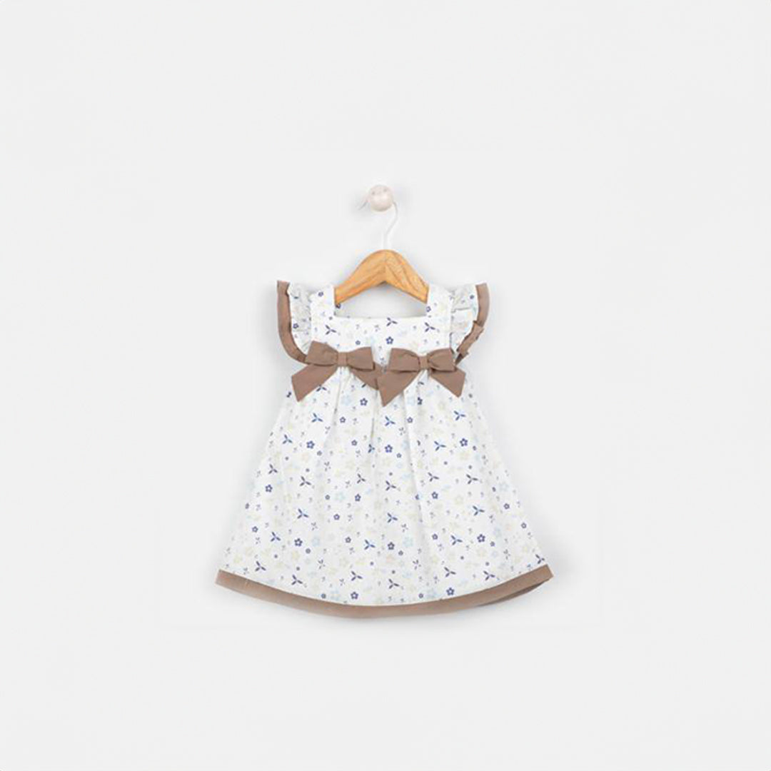 Bow Brown Dress