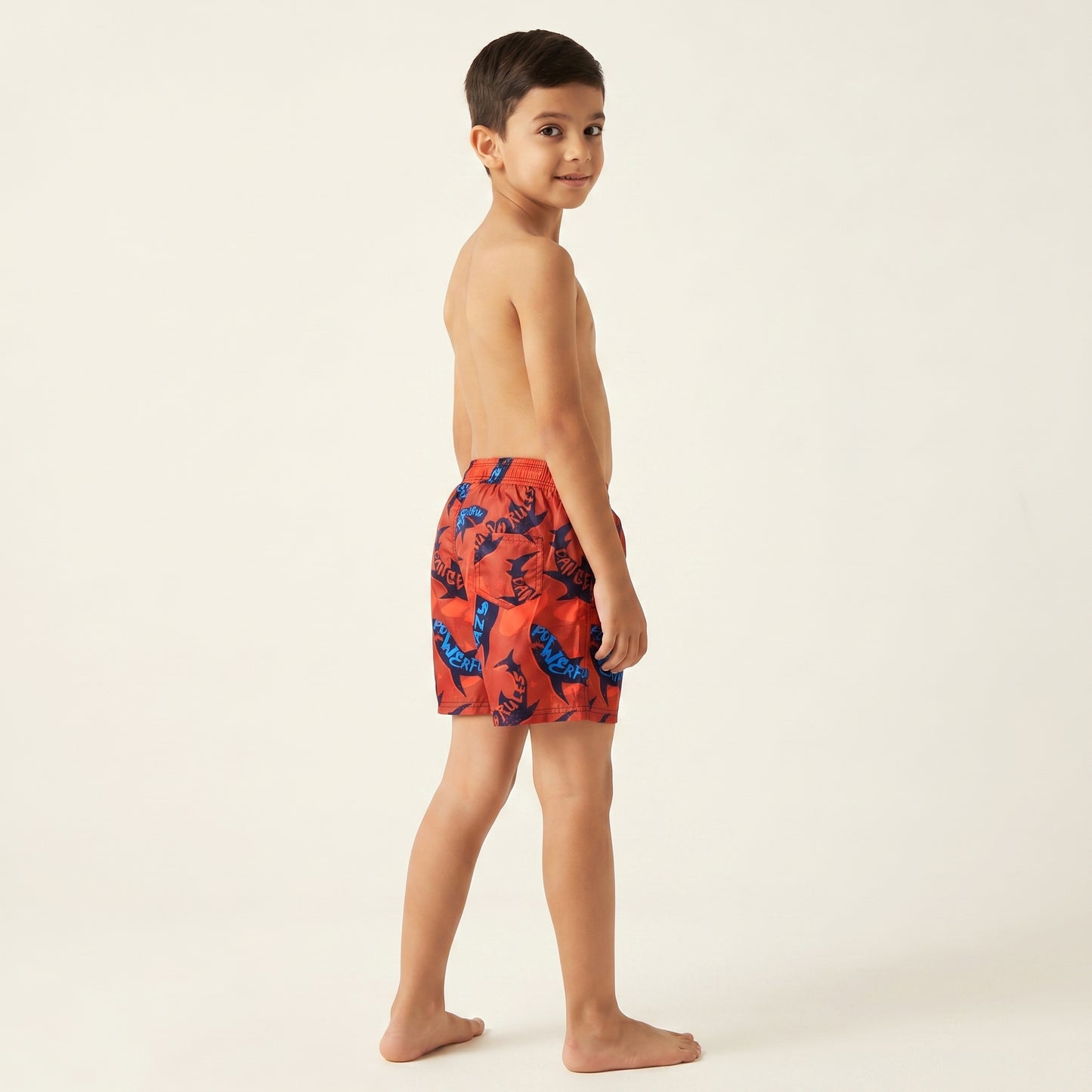 Shark Attack Kids Swim Shorts
