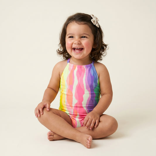 Sweet Sorbet Wave Swimsuit