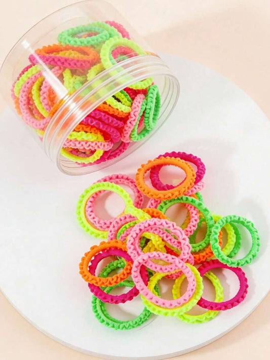 Rainbow Pop Hair Ties