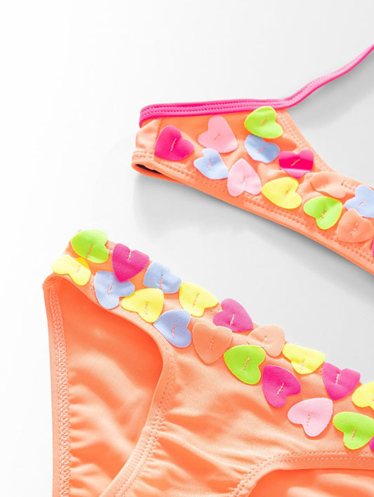 Sweetheart Candy Colored Swimsuit.