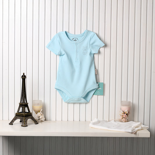 Teddy bear Baby Boy Under fox Romper