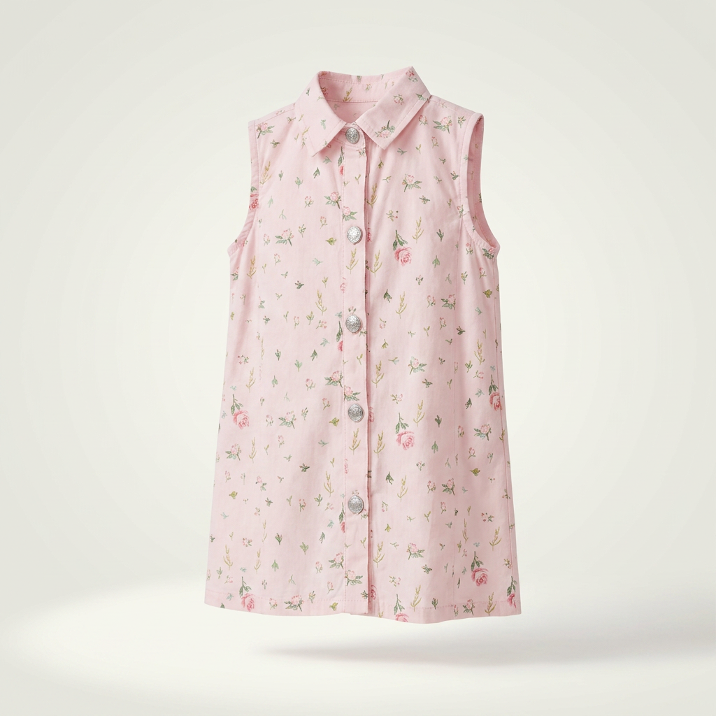 Floral Button-Up Dress