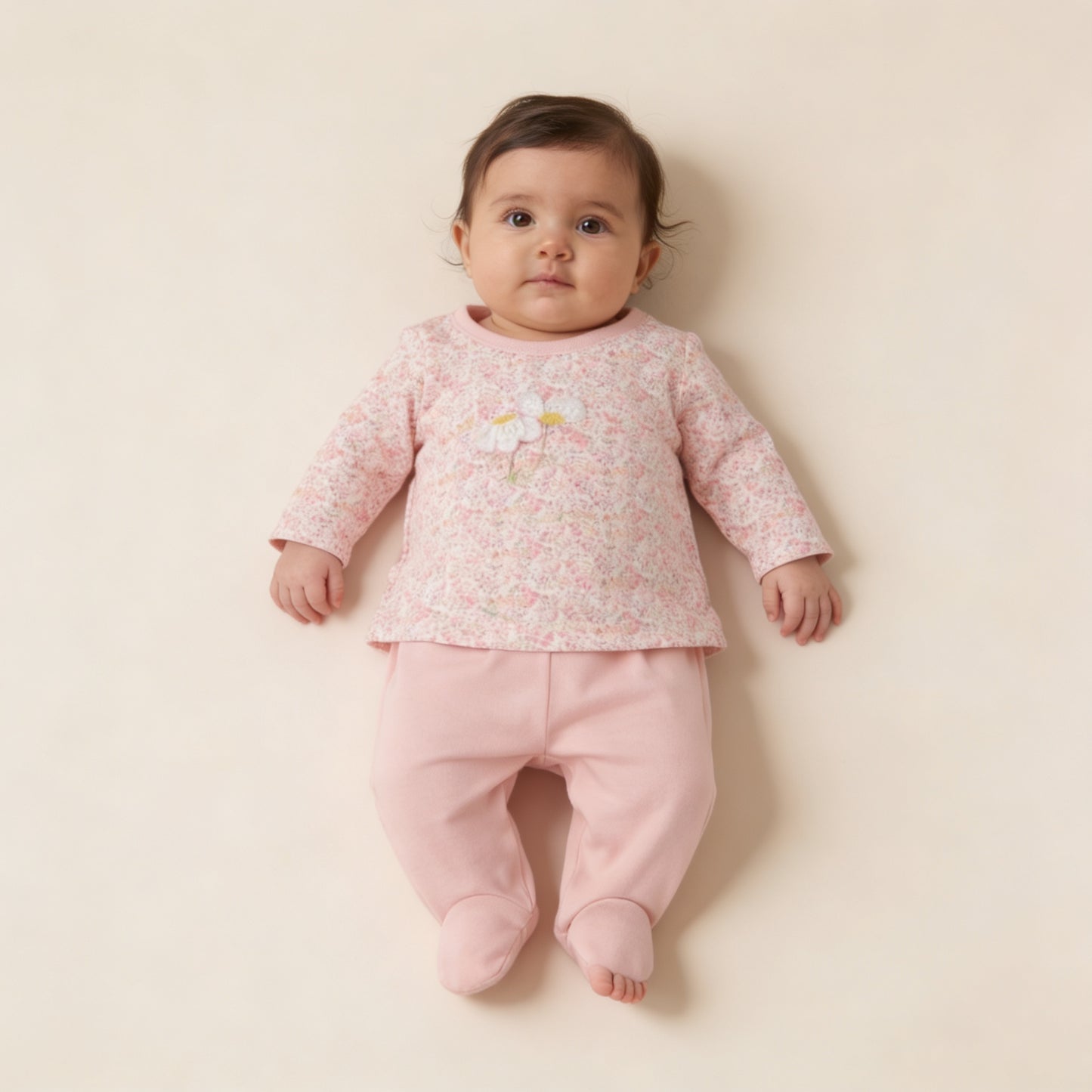 Petal Pink Daisy Romper
