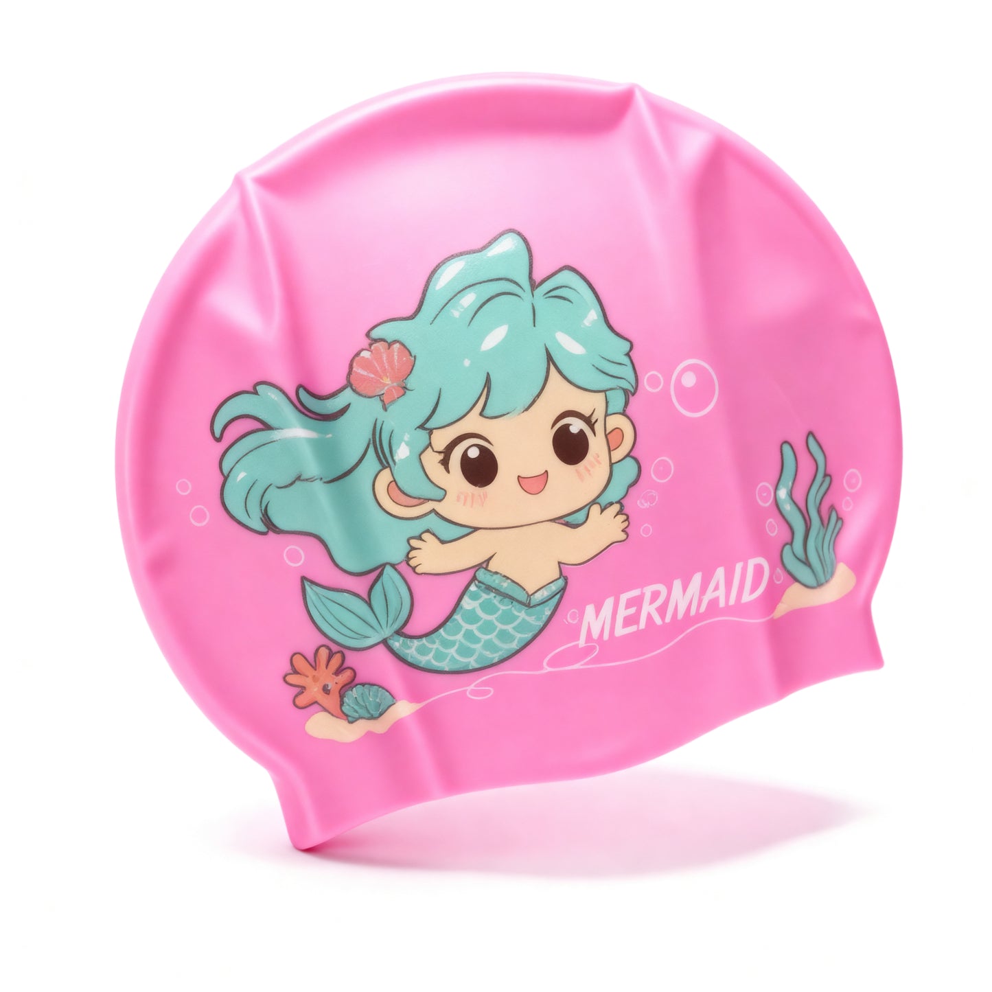 Silicone Mermaid Swimming Cap