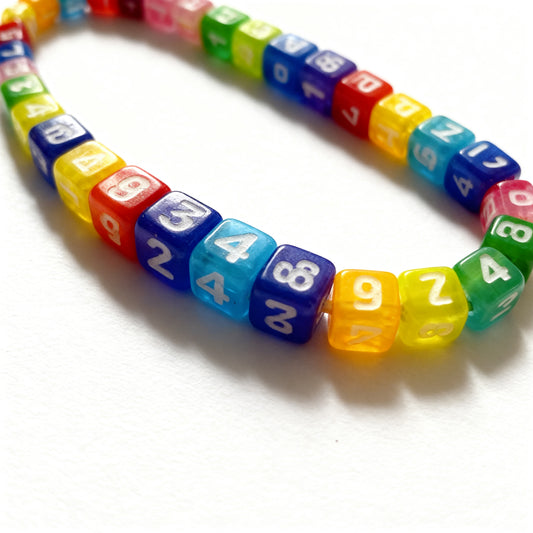 Number Beaded Necklace