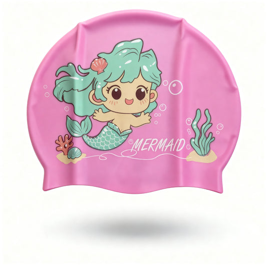 Silicone Mermaid Swimming Cap