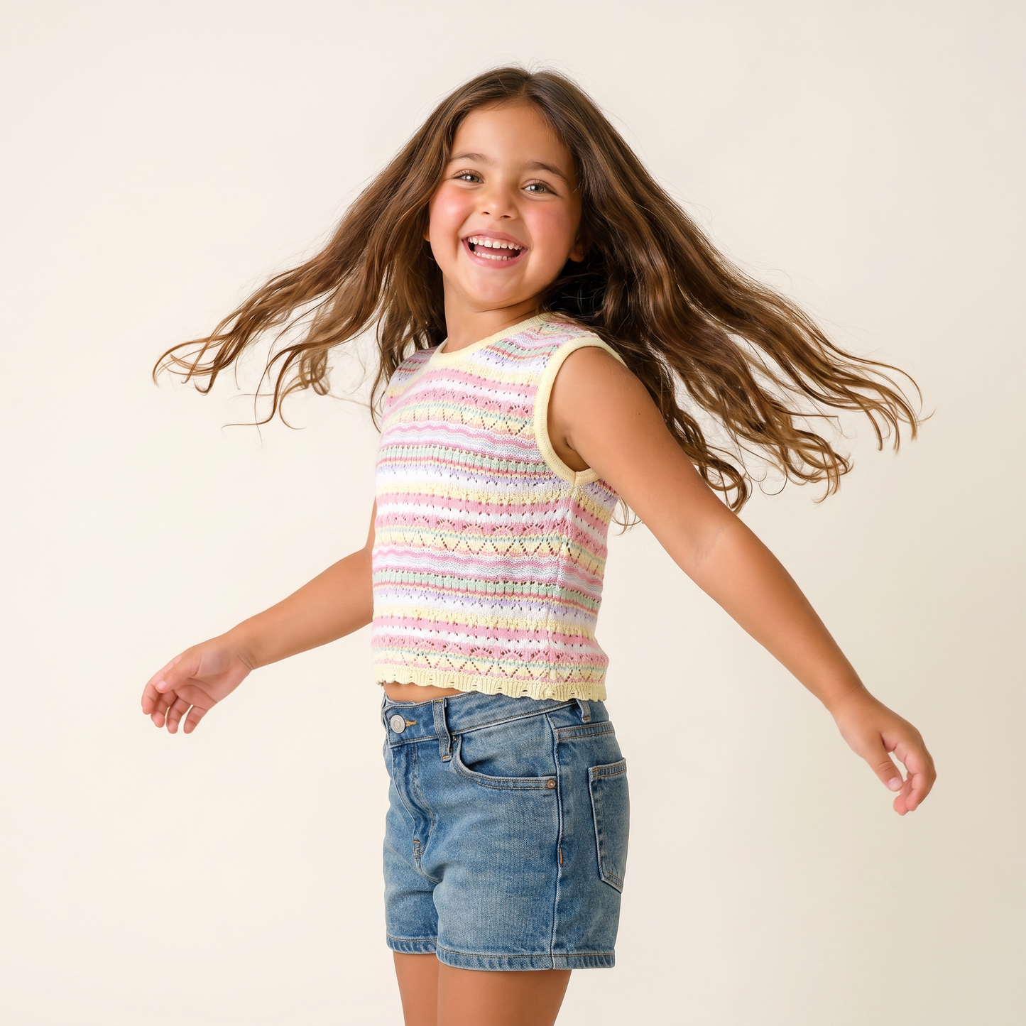 Sweet Breeze Kids Knit Top