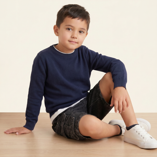 Midnight Charcoal Cargo Explorer Shorts