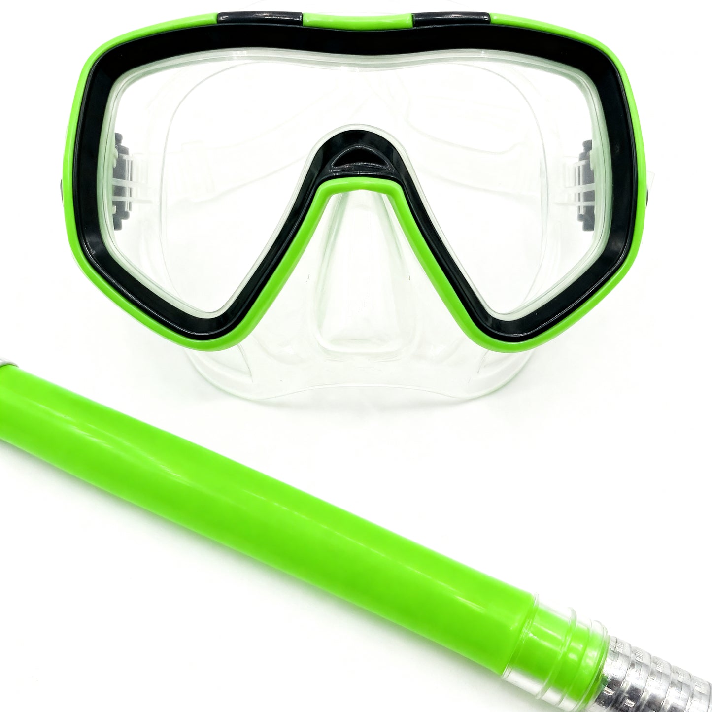 Goggles with breathing tube