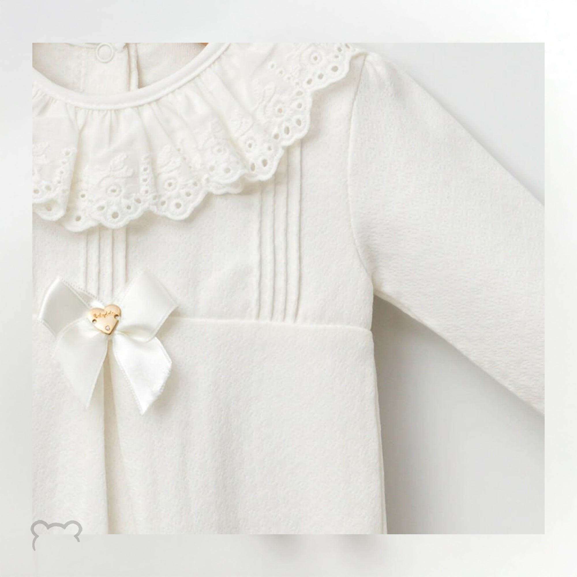 Premium Bow Cotton Romper