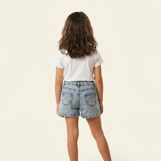 Distressed Denim Adventure Shorts