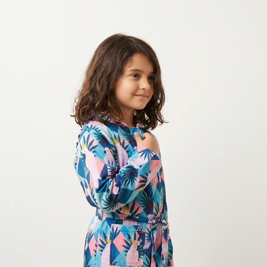 Tropical Paradise Kids Beach Robe
