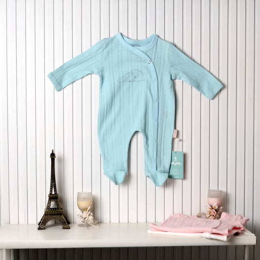 Unisex Full Sleeve Rabbit Print Romper