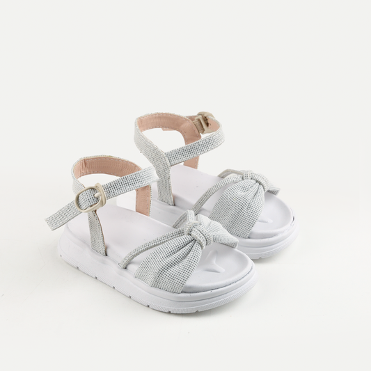 Girls' bow sandal White color ✨