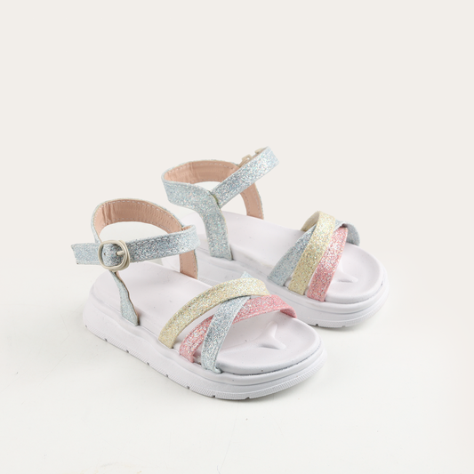 Girls' strappy sandal White color -2✨