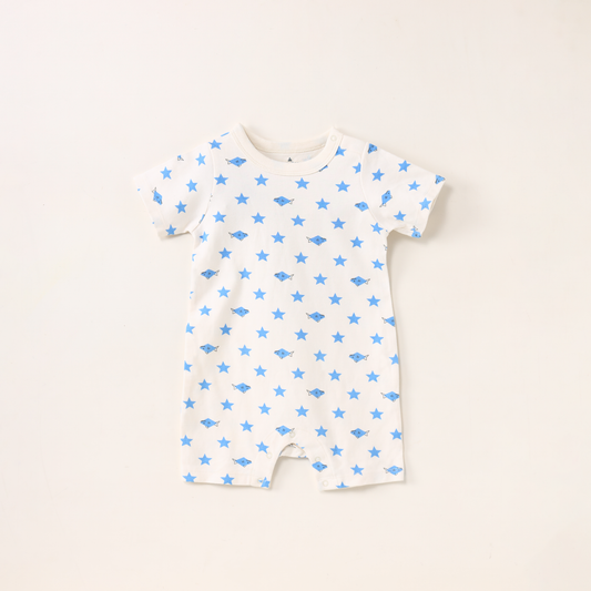 Baby Cotton Star Pattern Bodysuit