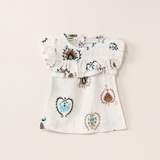 "Cute Baby Girl Dress - Colorful