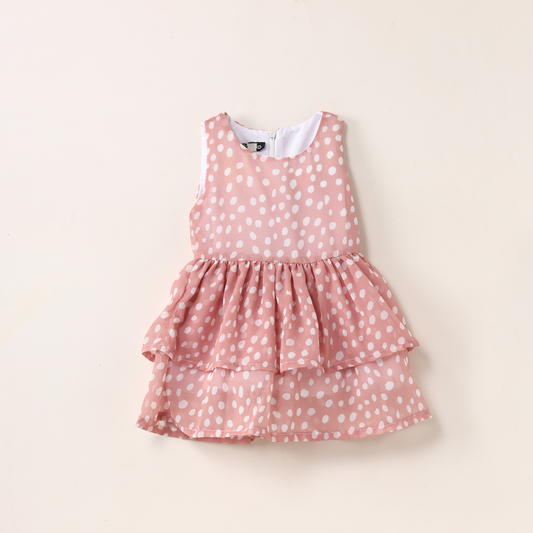 Pink Polka Dot Baby Dress  🌸👗