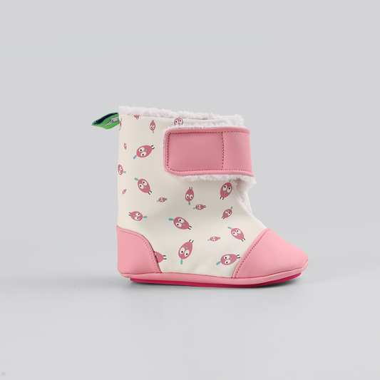 Teddy bear Baby Boots winter waterbroof pink