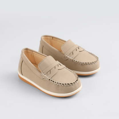 Teddy bear Classic beige moccasin shoes   ✨