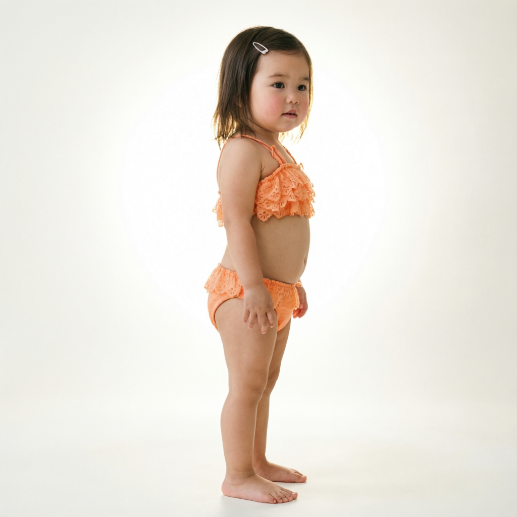 Cute Peach Swimsuit