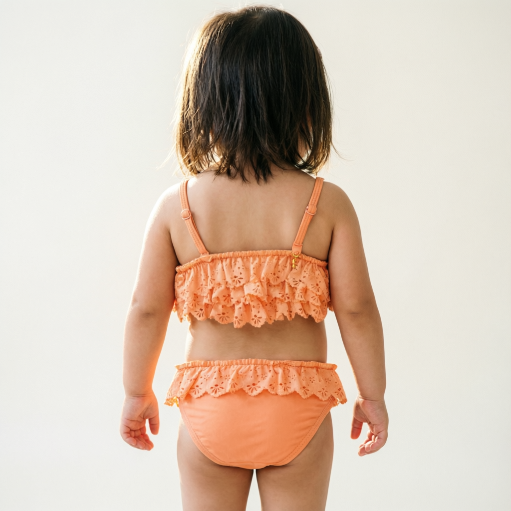 Cute Peach Swimsuit