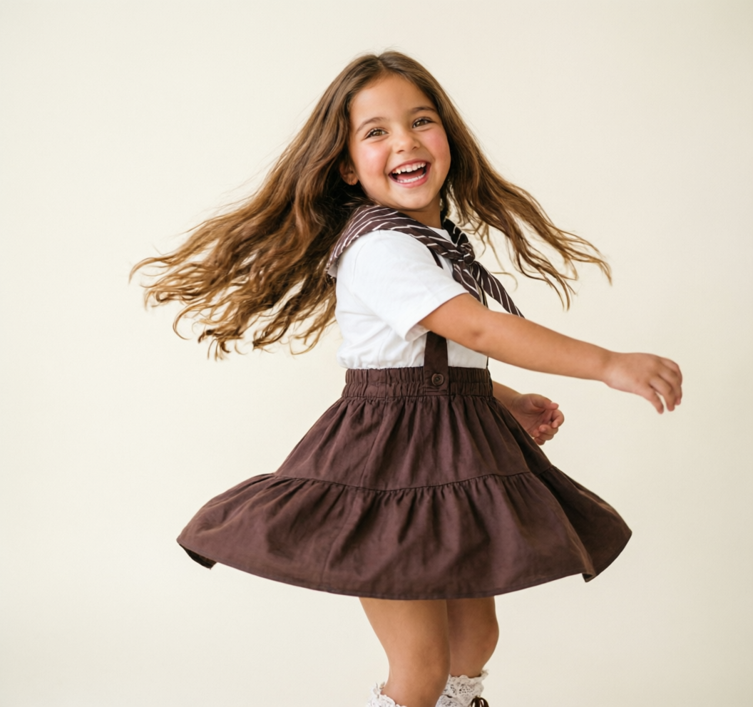 Vintage Suspender Skirt