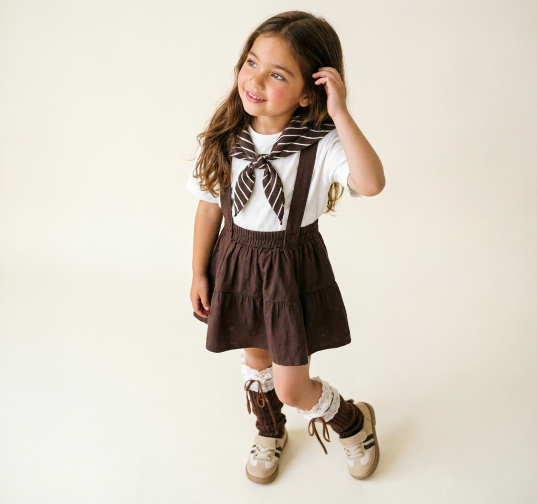 Vintage Suspender Skirt