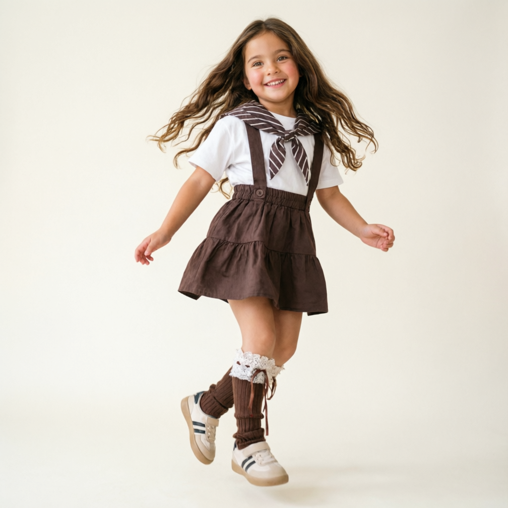 Vintage Suspender Skirt
