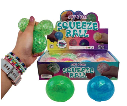 Glitter Squeeze Bead Ball