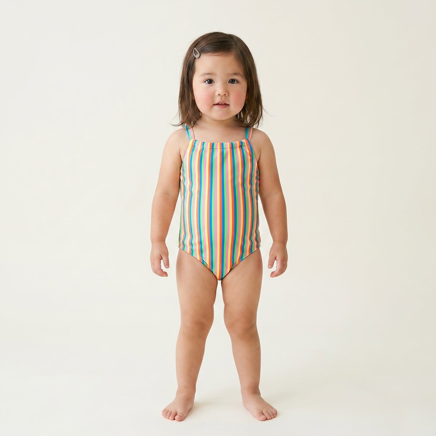 Rainbow Striped Swimsuit