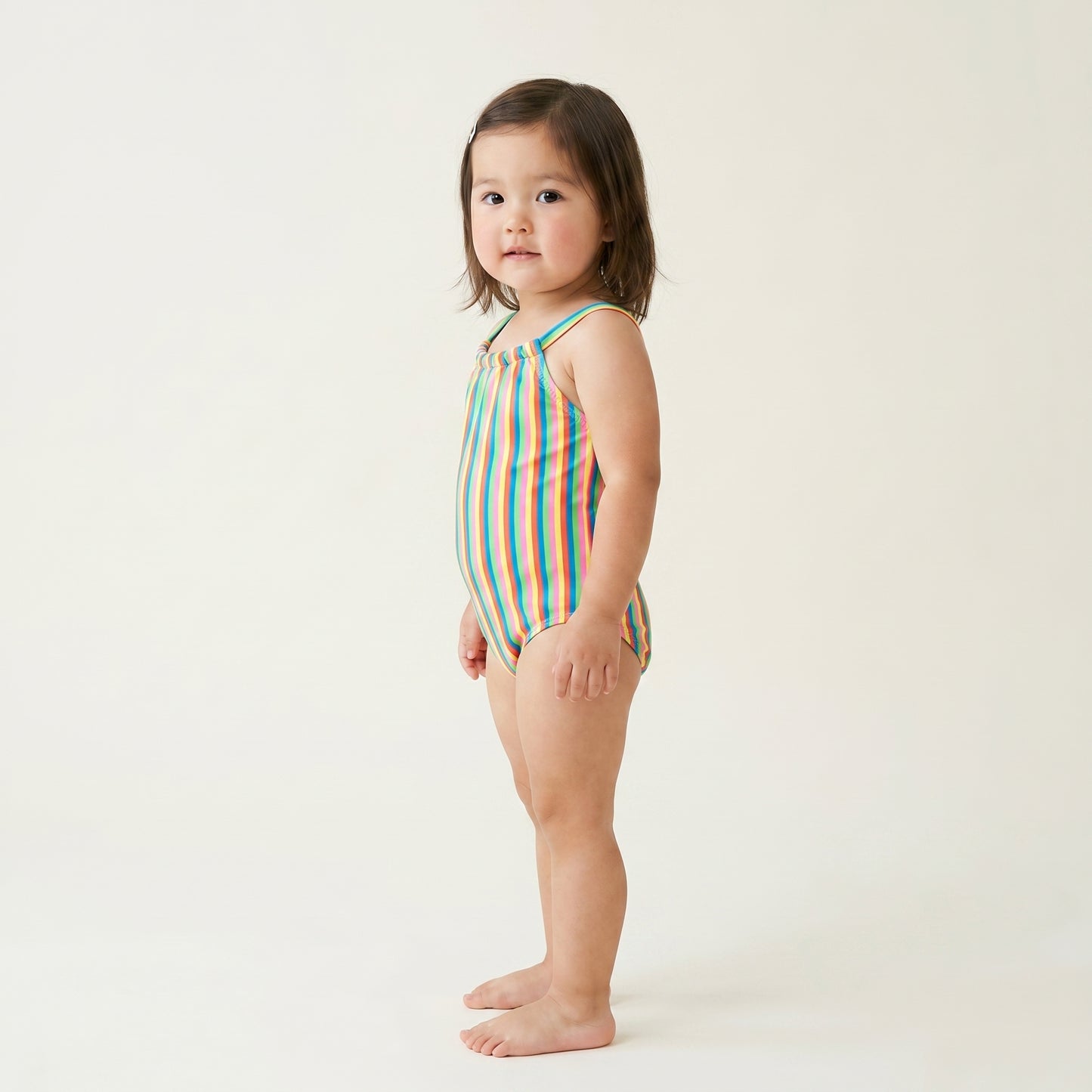 Rainbow Striped Swimsuit