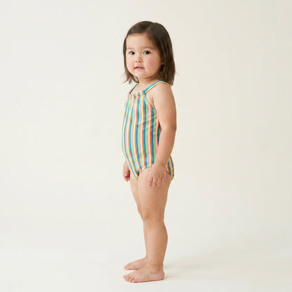Rainbow Striped Swimsuit
