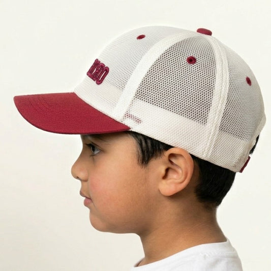 Original Burgundy Varsity Mesh Cap