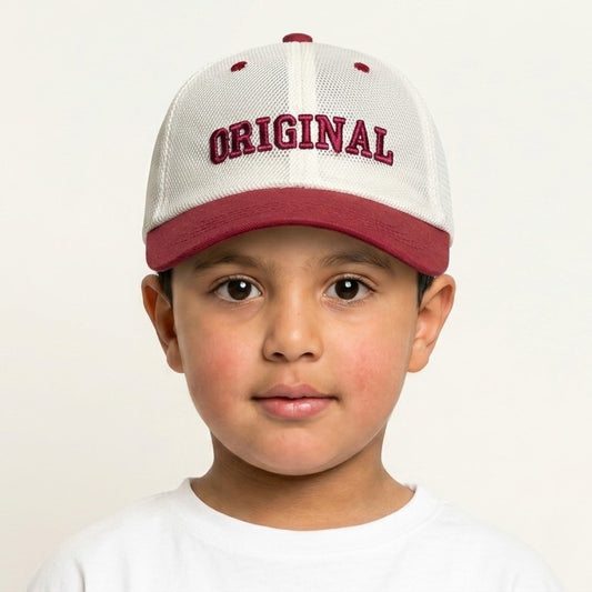 Original Burgundy Varsity Mesh Cap
