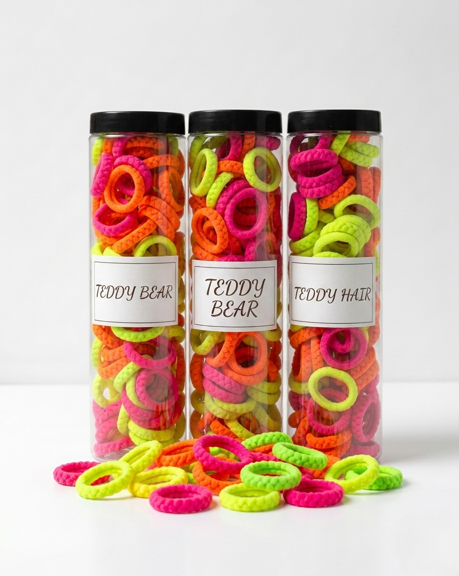 Rainbow Pop Hair Ties