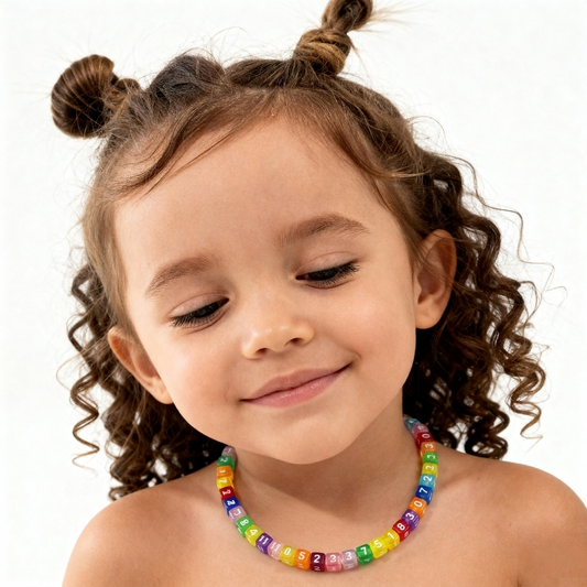 Number Beaded Necklace