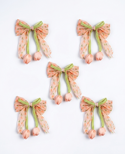Sweet Tulip Blossom Hair Elastic