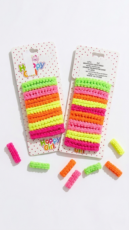 Rainbow Pop Hair Ties