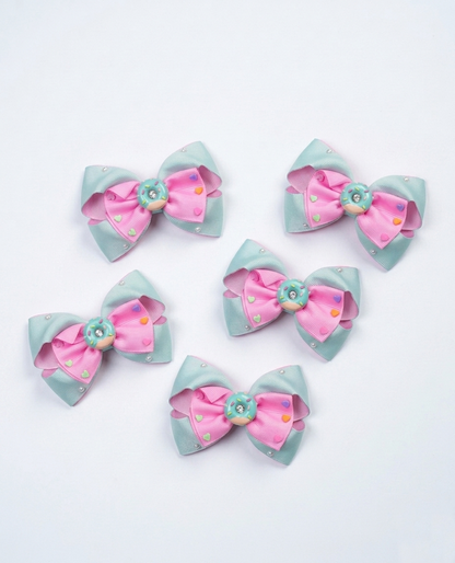 Sweet Donut Grosgrain Bow