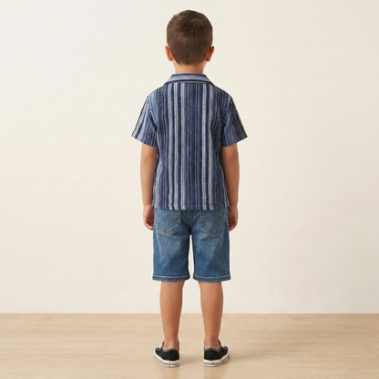 Blue Ocean Ripple Shirt