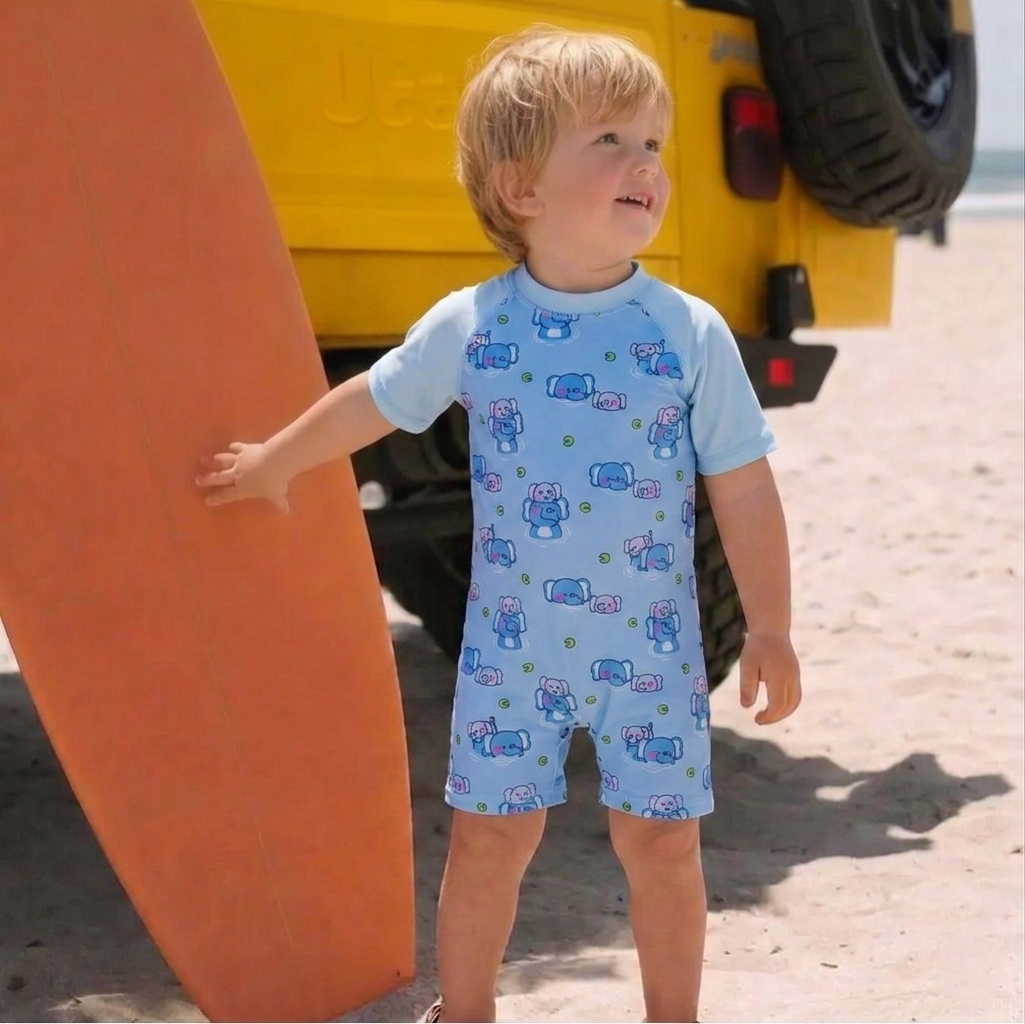 Blue Elephant Kids Swimsuit