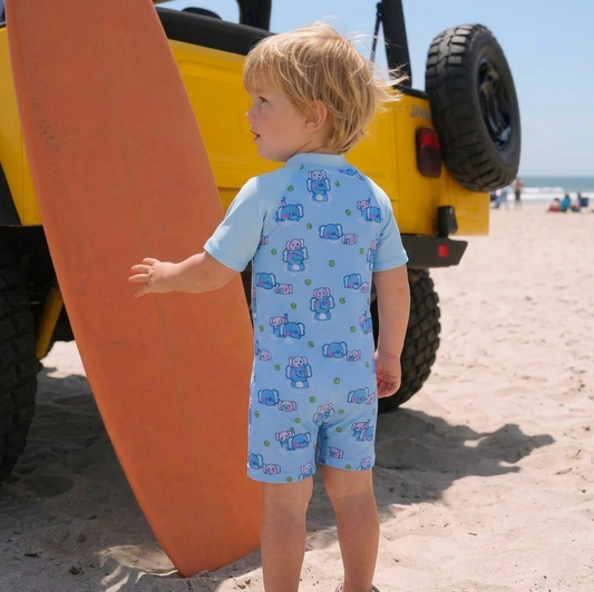 Blue Elephant Kids Swimsuit