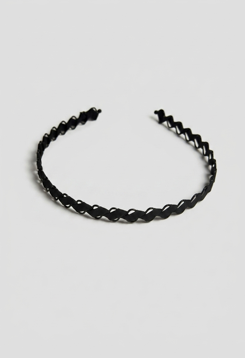 Black Zigzag Headband