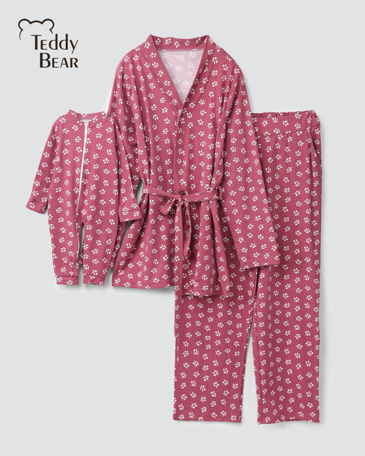 Womens pajamas and romper and nursing cover