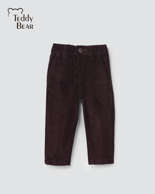 Boys' pants, age 1-5 years, color dark brown