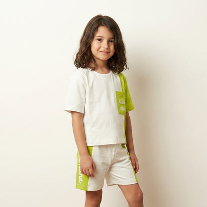 Lime Colorblock Set